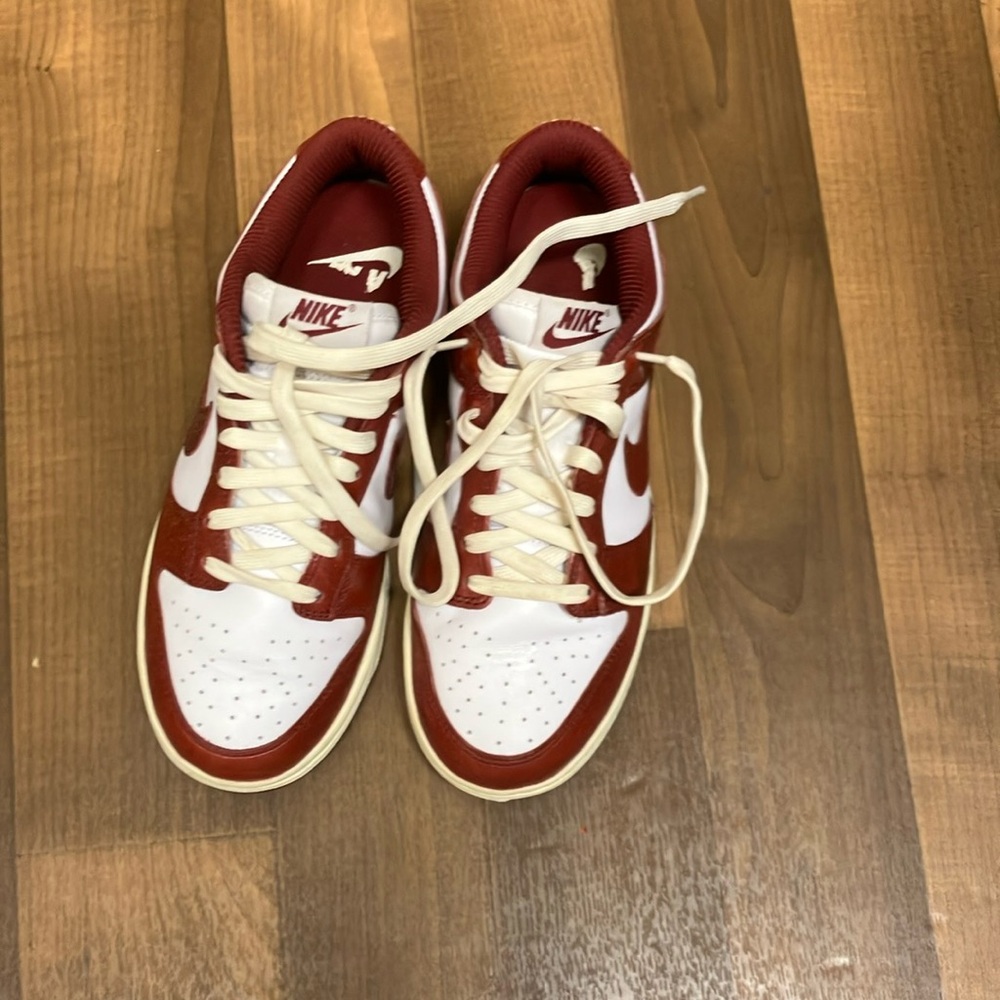 Nike Red and White Sneakersnever worn